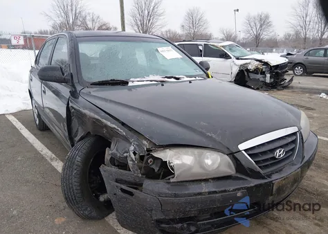 2006 Hyundai Elantra Gls/Gt from USA, damaged, VIN KMHDN56D16U181617